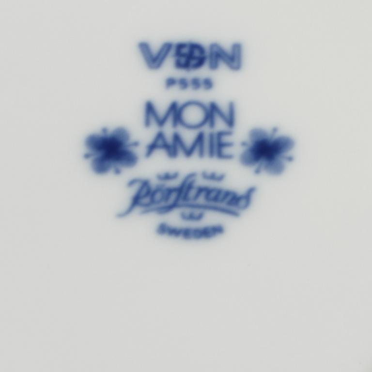 MATSERVIS, 35 delar, "Mon Amie", Marianne Westman, Rörstrand, 1900-talets andra hälft.