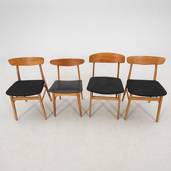 Stolar 4 st snarlika Farstrup Danmark 1960-tal.