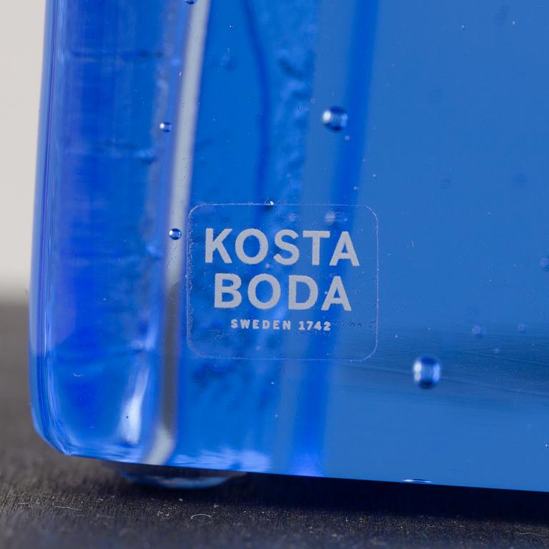 Bertil Vallien, a glass sculpture, Kosta Boda.
