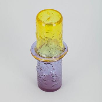 VAS, glas, "Bambu" signerad Oiva Toikka Nuutajärvi Notsjö.