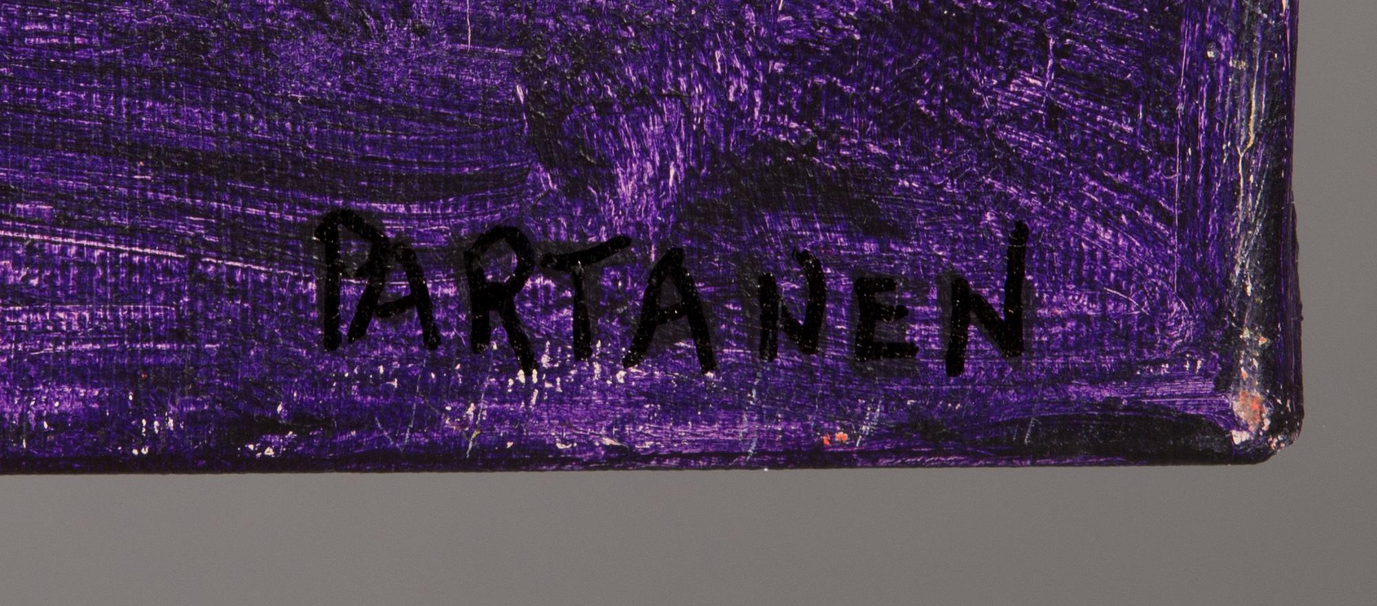 Pauli Partanen, akryl på duk, signerad och daterad 2008 a tergo.