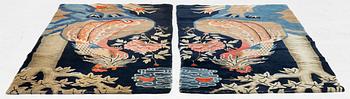 A a pair of semi-antique Baotou, c. 142 x 44 cm.