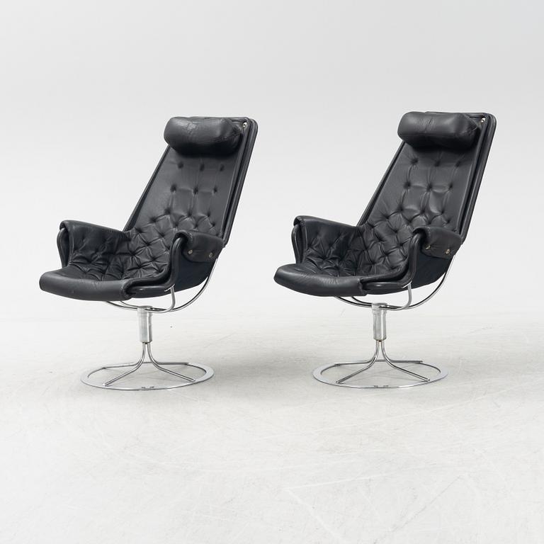 Bruno Mathsson, a pair of 'Jetson' lounge chairs, Dux, Sweden.