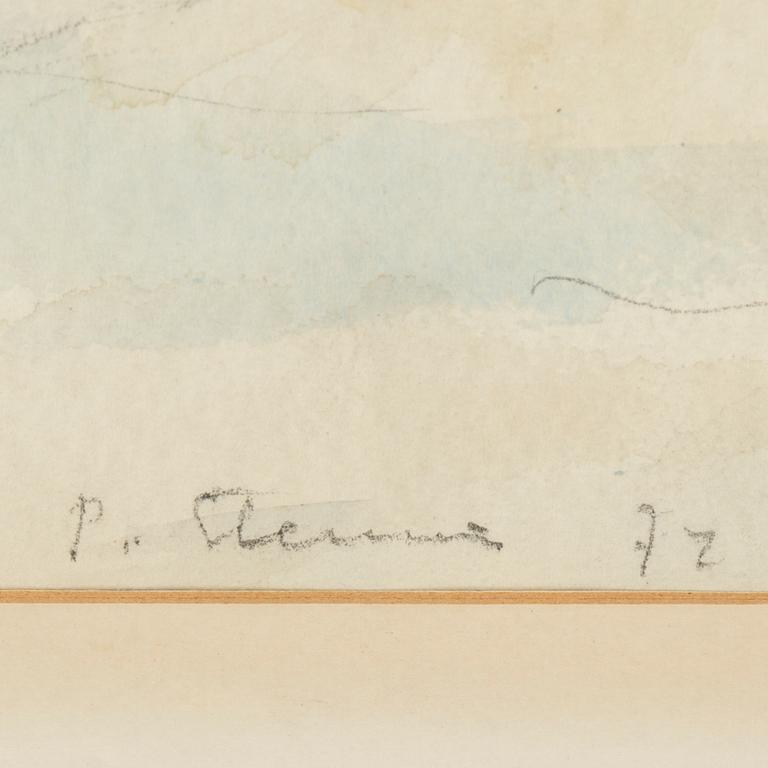 PER STENIUS, mixed media, signed and dated P. Stenius 72.