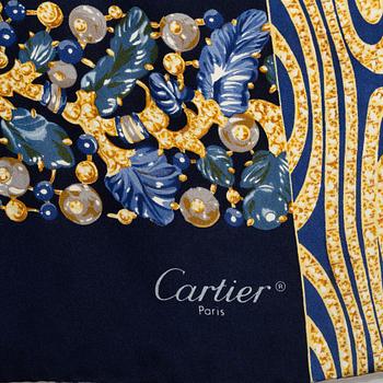 Cartier, scarf.