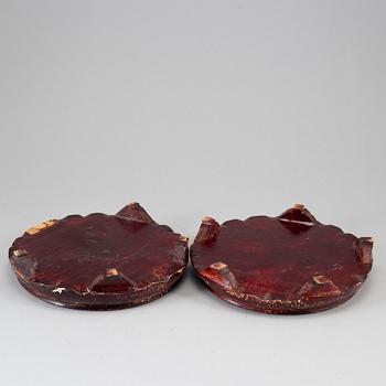 VASER, ett par, porslin. Kina, omkring 1900.