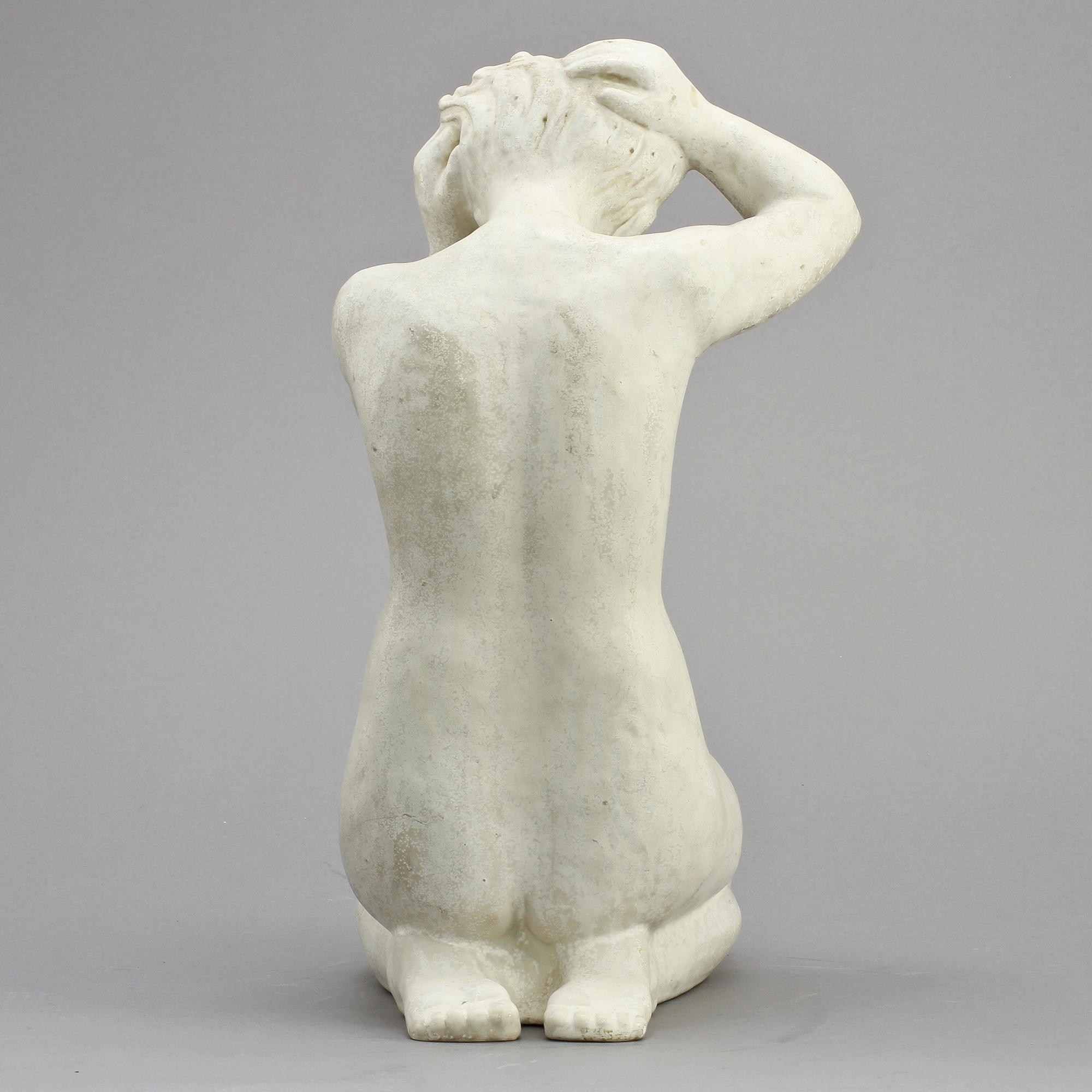 FIGURIN, stengods, Harald Salomon, Rörstrand, 1900-talets mitt.