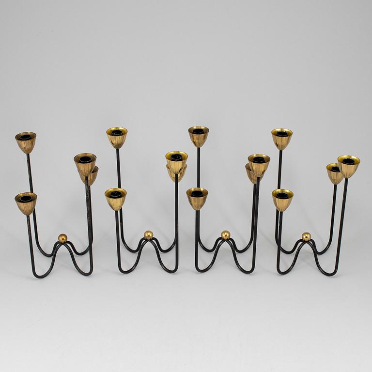 GUNNAR ANDER, 4 candle sticks.