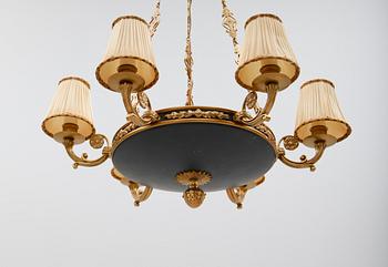 TAKAMPEL, empirstil, 1900-talets mitt. Höjd ca 75 cm.