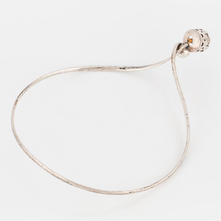 NECKLACE, with mixed-cut rock crystal. Saarela Arvo, Enköping, 1971.