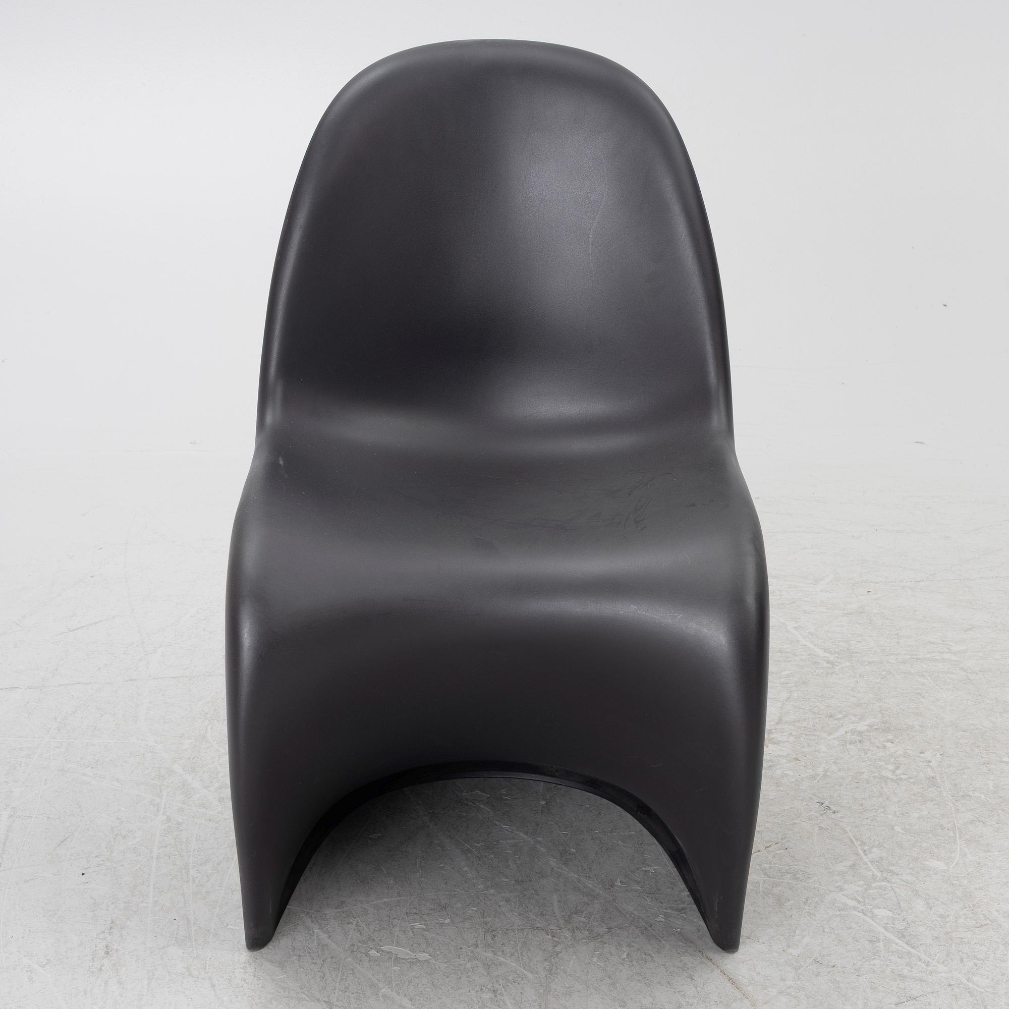 Verner Panton, stolar, 4 st, "Panton Chair Classic", Vitra.