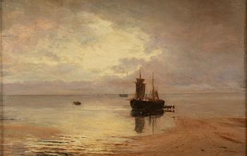 UNKNOWN ARTIST, 19th Century, oil on canvas, signed.