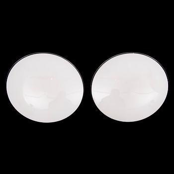 A PAIR OF WALL LAMPS / CEILING LAMPS, "AJ-Eklipta", Louis Poulsen/ license Orno1960s.