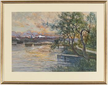 Anna Gardell-Ericson · ANNA GARDELL-ERICSON, akvarell. Signerad.