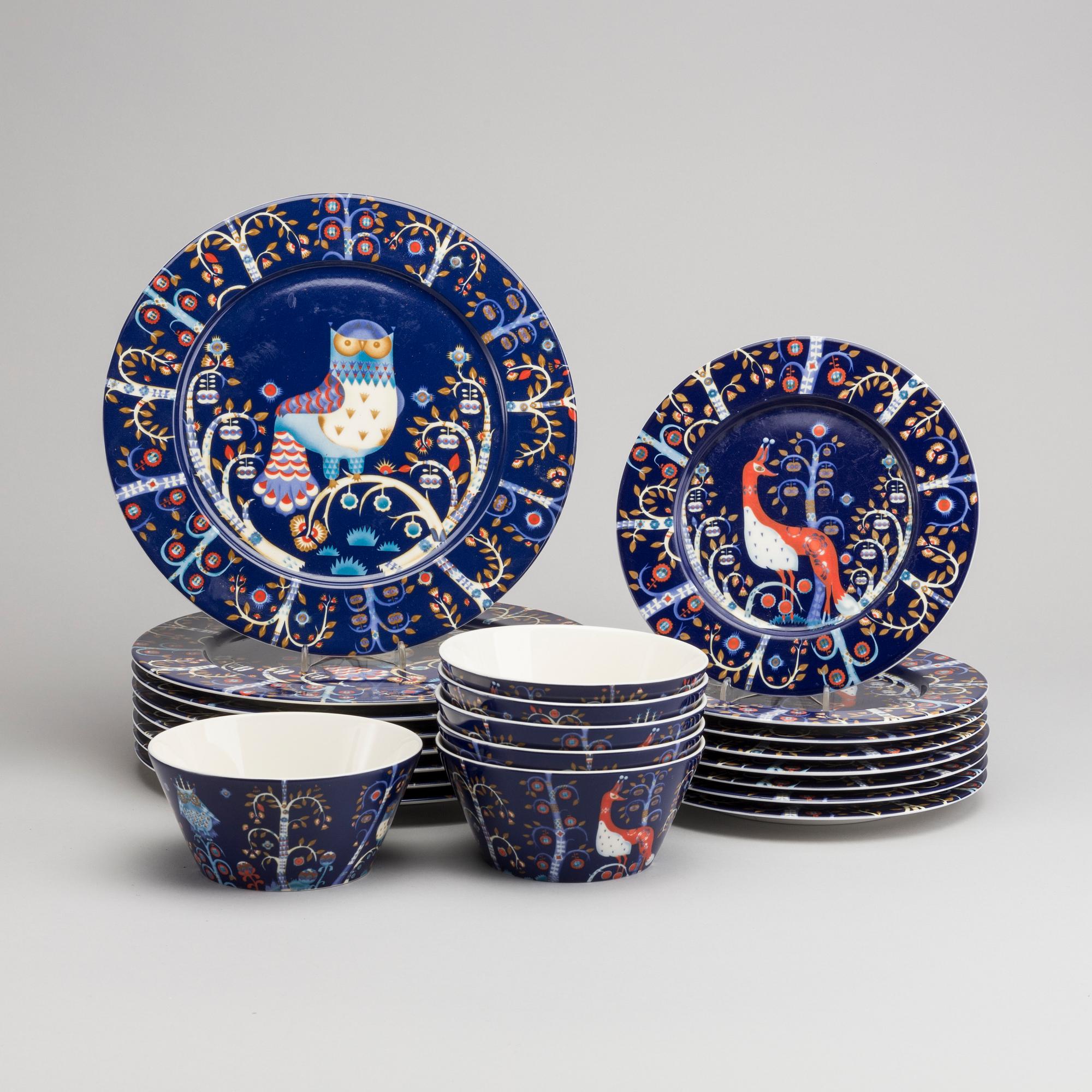 KLAUS HAAPANIEMI, servis, 22 dlr,  "Taika" Iittala Finland 2000-tal porslin.