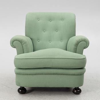 Josef Frank, a model 336 armchair, Firma Svenskt Tenn, Sweden.