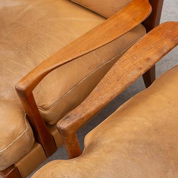 Arne Norell, a pair of "Löven" armchairs, Norell Möbler, Sweden,.