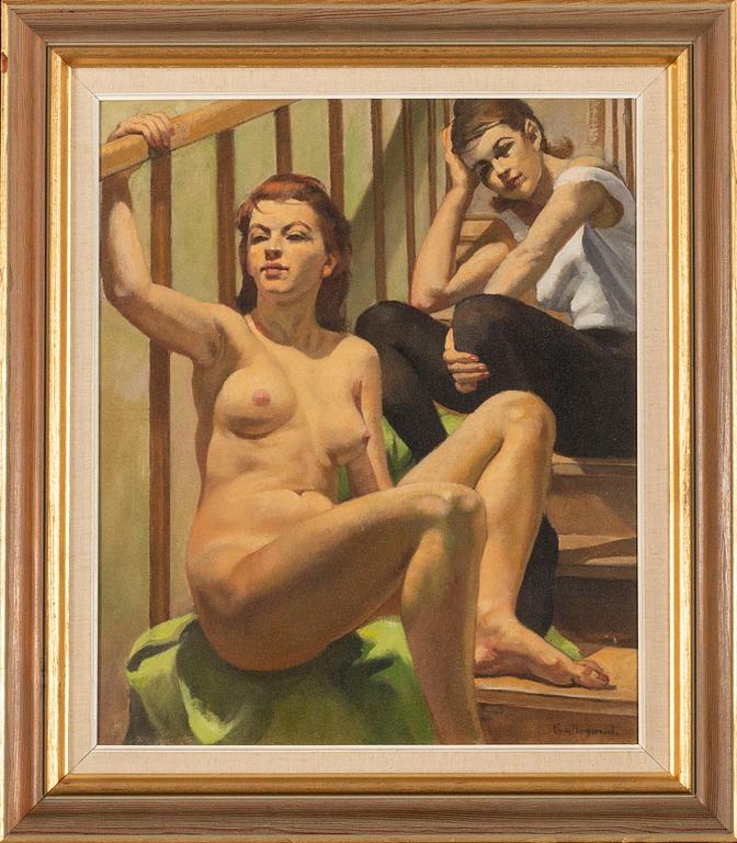 PHILIPPE DE ROUGEMONT, oil on canvas signed.