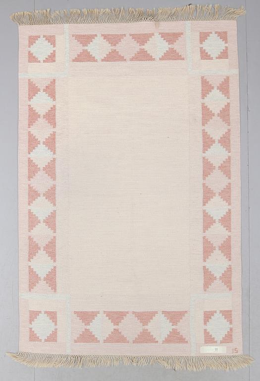 MATTA, rölakan, monogramsignerad IS (Ingegerd Silow), 1900-talets andra hälft. 245 x 163 cm.
