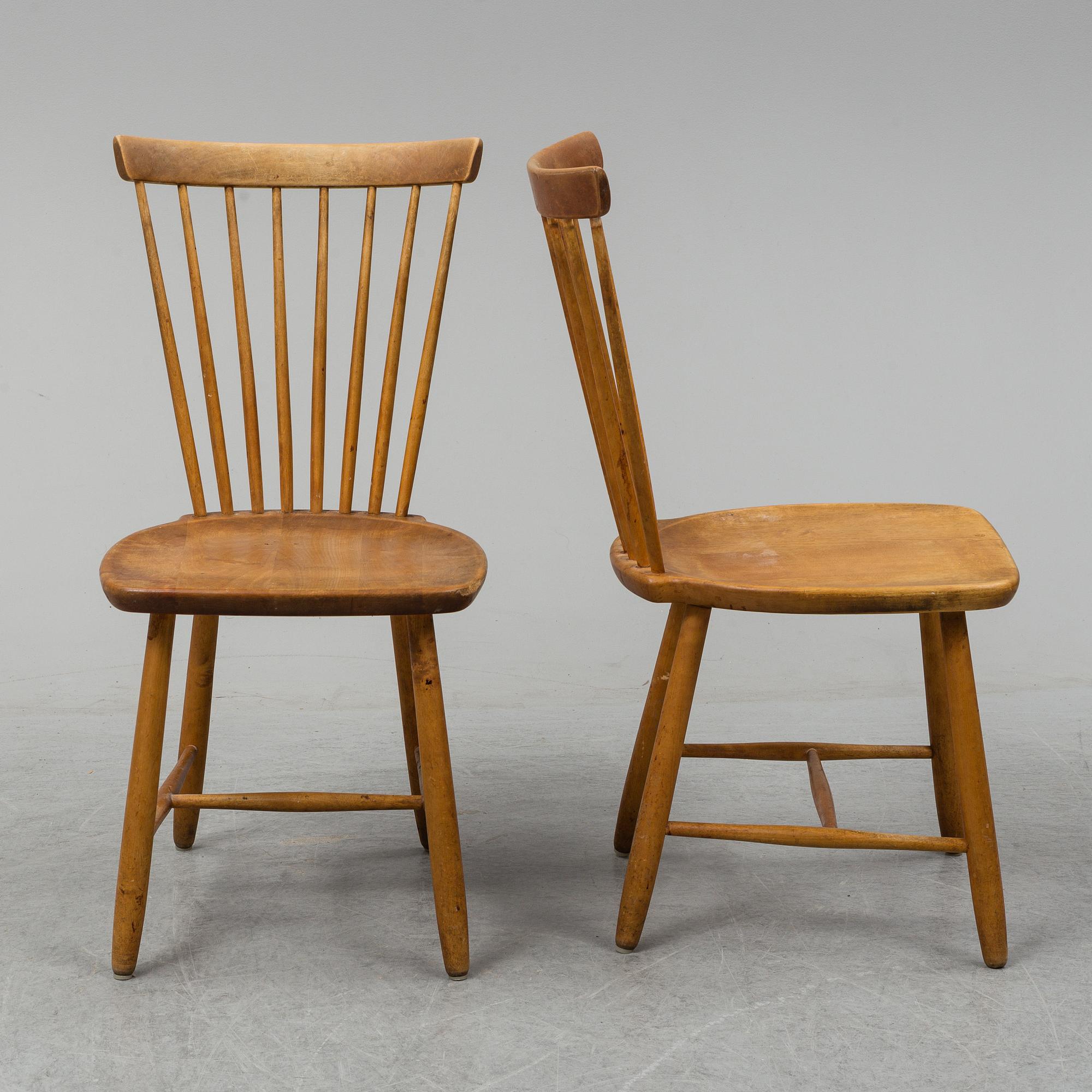 CARL MALMSTEN, stolar 6 st "Lilla Åland".