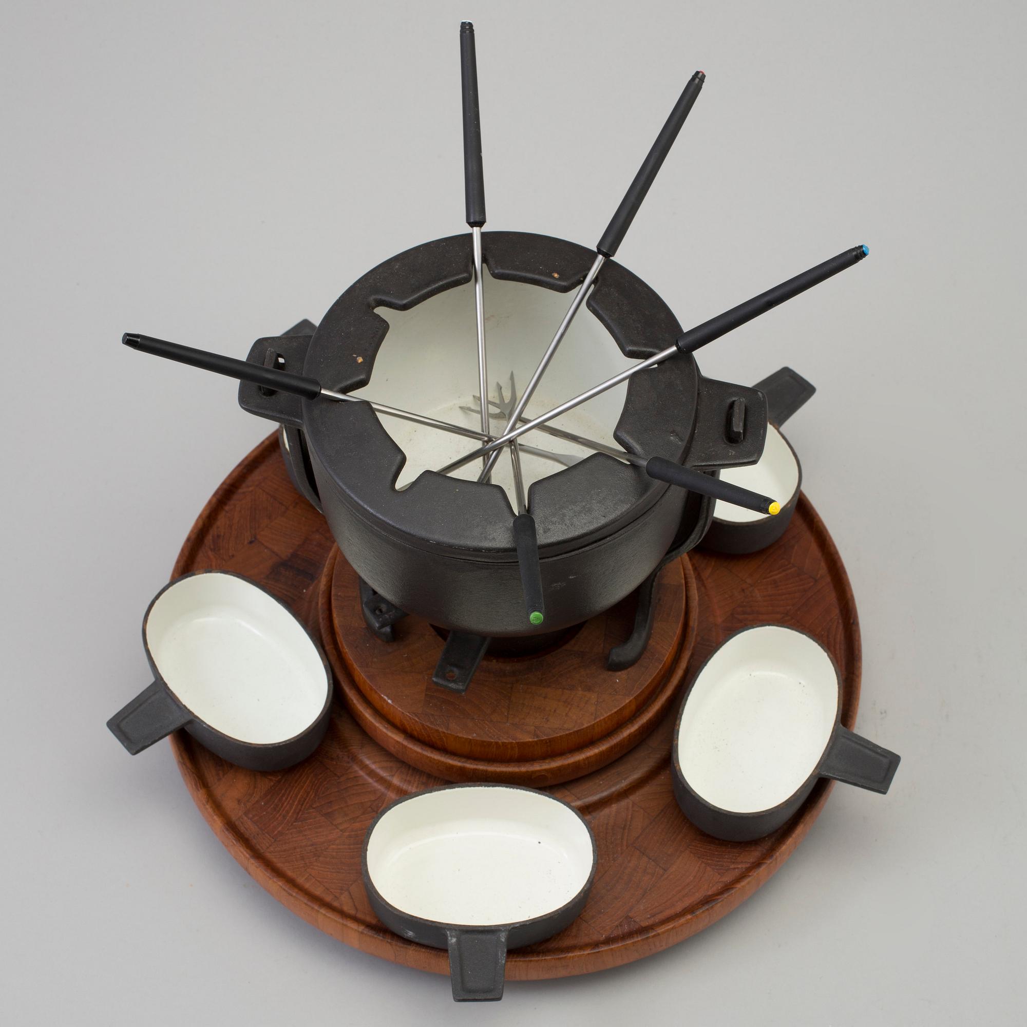 A fondue set by Digsmed, Denmark.