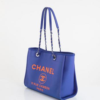 Chanel, "Deauville" Shopping tote, 2021.