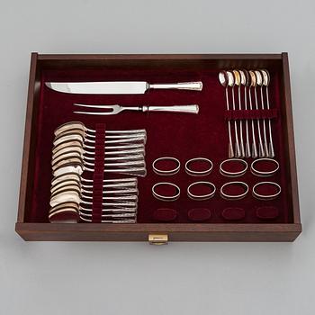 A 166-piece Tillander silver cutlery set, 'Käpy' (Cone), Helsinki 1996-2000. Design: Vilho Ellenberg, 1920s.