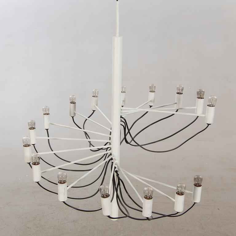 Ceiling lamp, metal, Probably Germany, 1970s-80s.