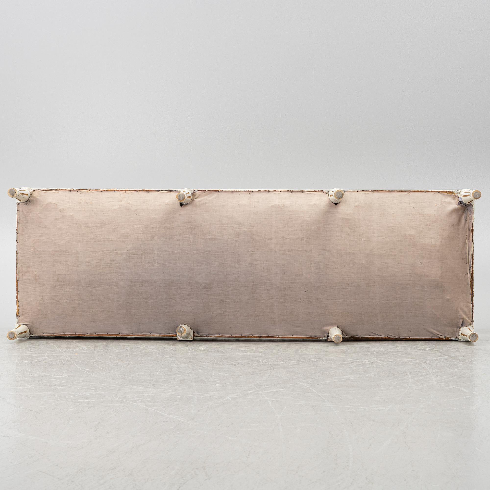 Sofa, Gustavian, late 18th century.