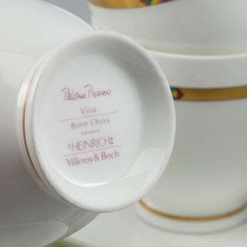 A Villeroy & Boch "Vivia" dinner service.(50).