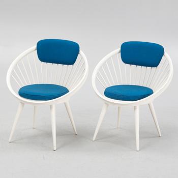 A pair of armchairs, Gessef , Italy, 1950's/60's.