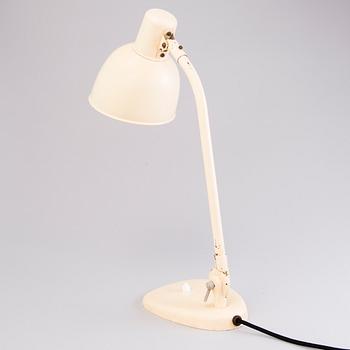 A mid 20th century desk lamp  by PSO, Pohjoismainen Sähkö Oy, Finland.