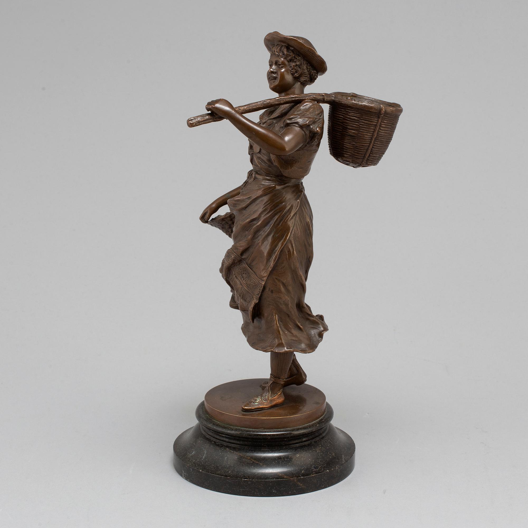 HELMUTH SCHIEVELKAMP, sculpture, bronze, signed and dated 92.