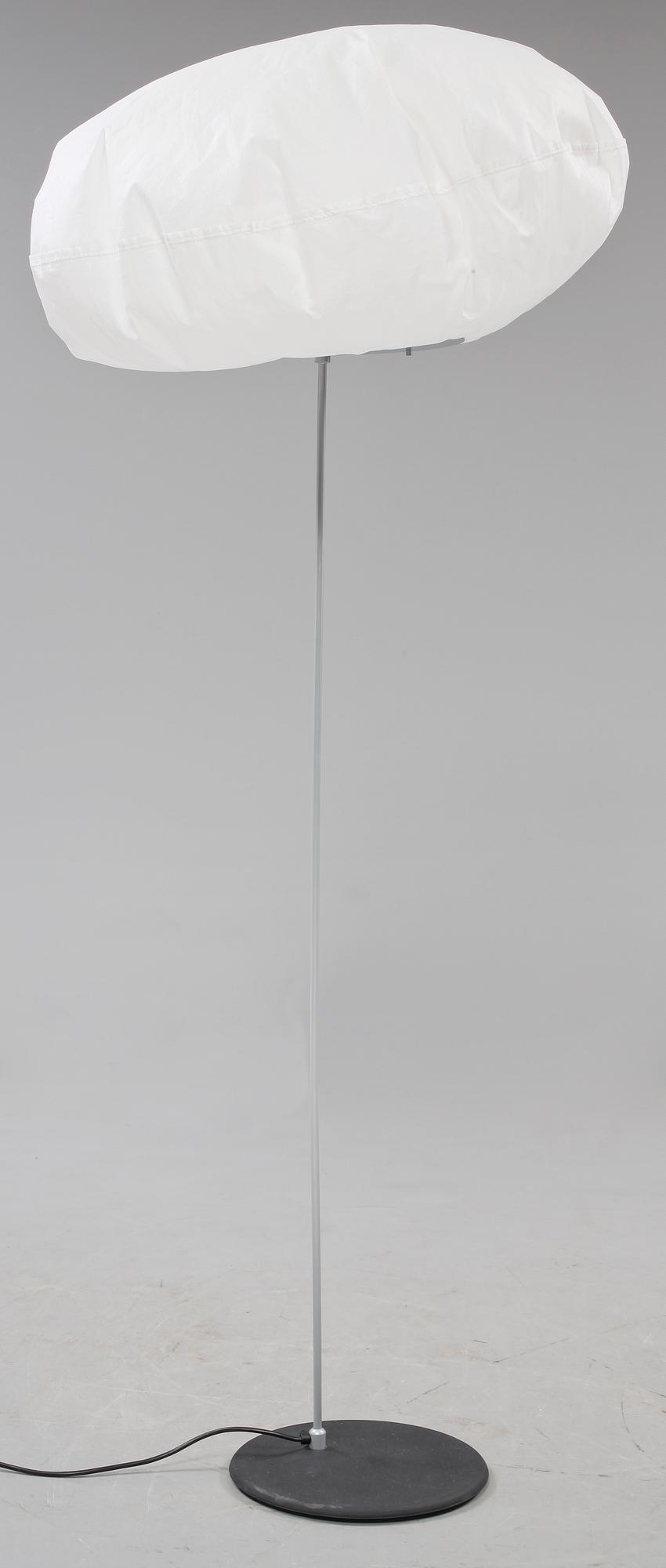 GOLVLAMPA, "Globlow", Snowcrash, Design Vesa Hinkola, Markus Nevalainen, Rane Vaskivuori, 1900-talets andra hälft.