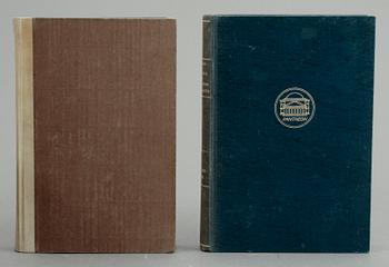 BÖCKER, 8 stycken, "Malerwerke des neunzehnten jahrhunderts", av Friedrich von Boetticher.