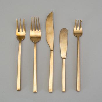 BESTICK, 67 stycken, mässing, 1900-talets andra hälft.