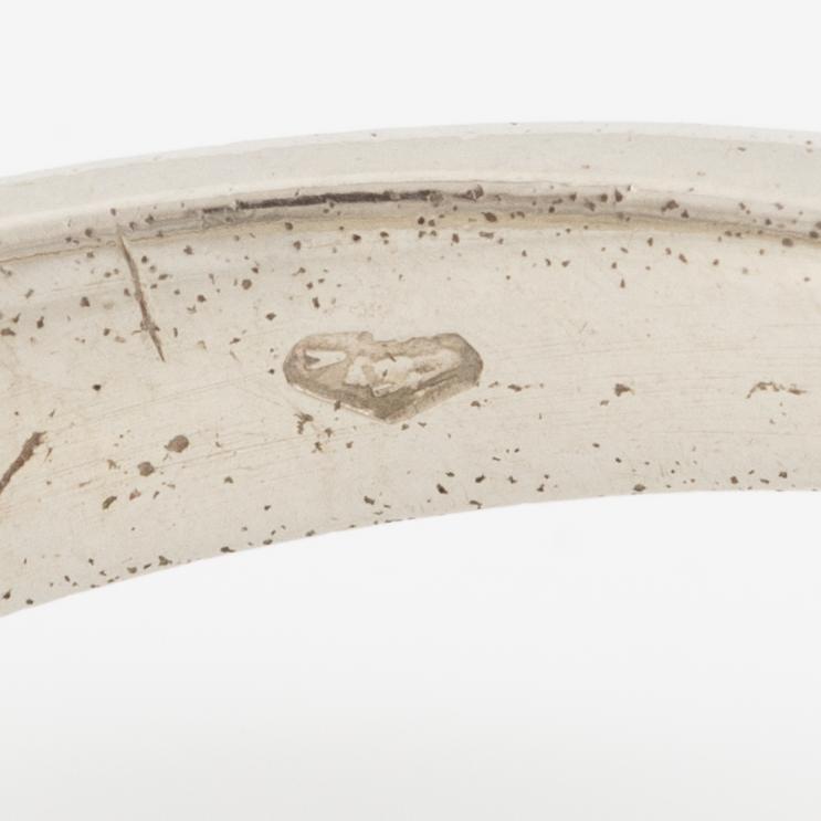 Ring, carmosé model, 14K white gold with brilliant-cut diamonds.