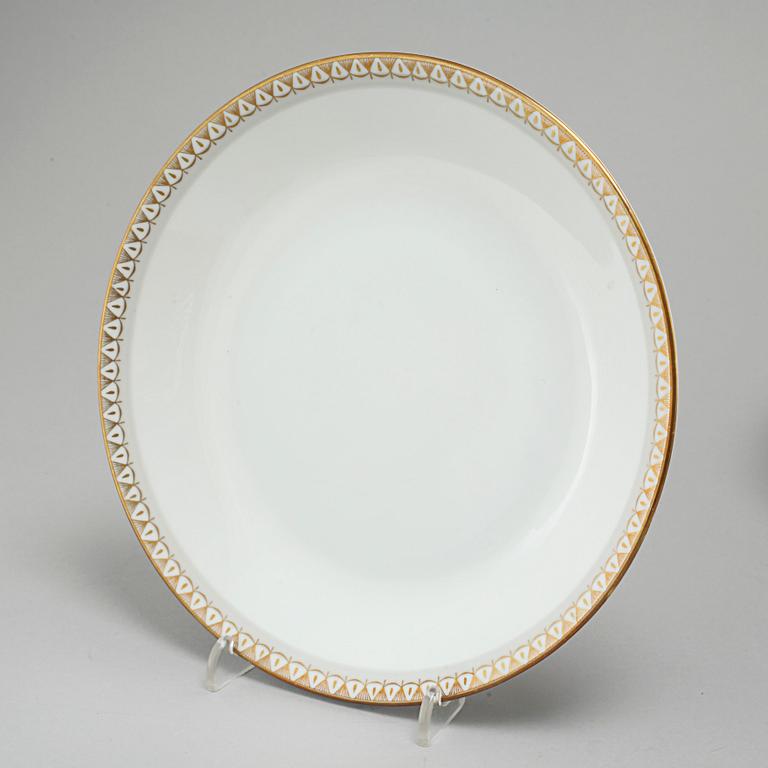 A set of porcelain tableware of 68 pcs, "Sparta" by Rörstrand, in production between 1958 and 1967.