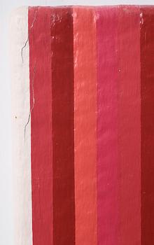 Douglas Black, acrylic, latex and fake fur on canvas, signed and dated 1991 verso.