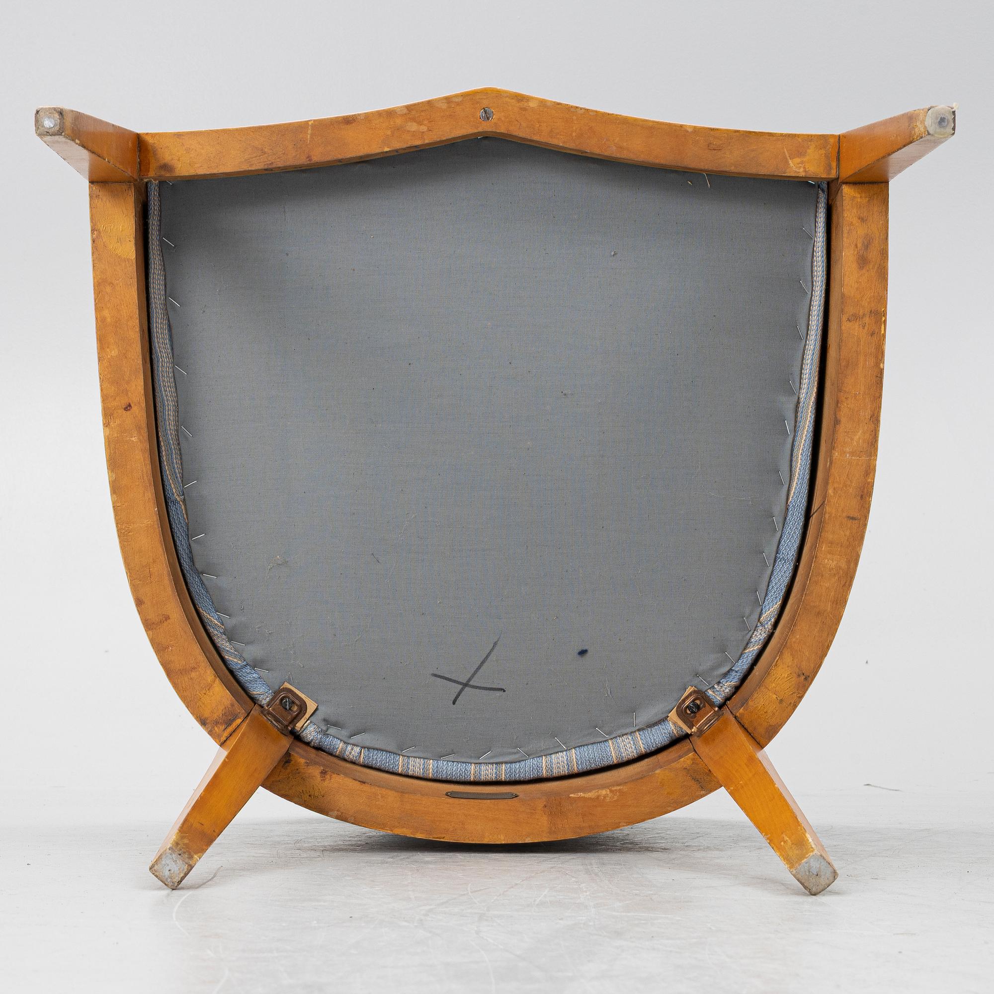 A pair of armchairs, Nordiska Kompaniet, first half of the 20th century.