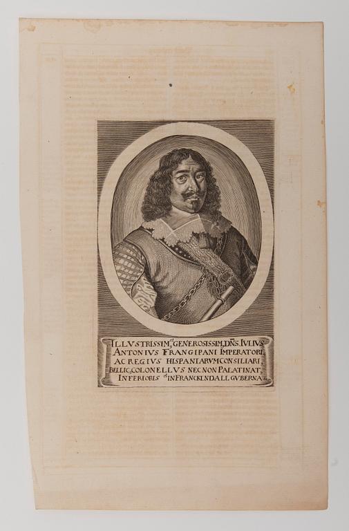 KOPPARSTICK, 10 st, 1600- och 1700-tal.