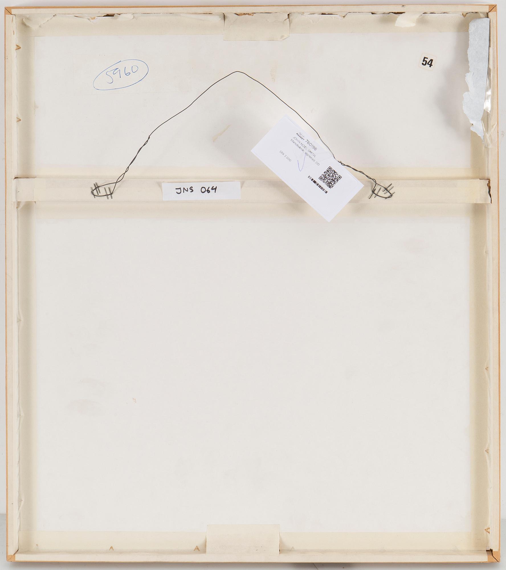 JOHN NOEL SMITH, mixed media, signed.