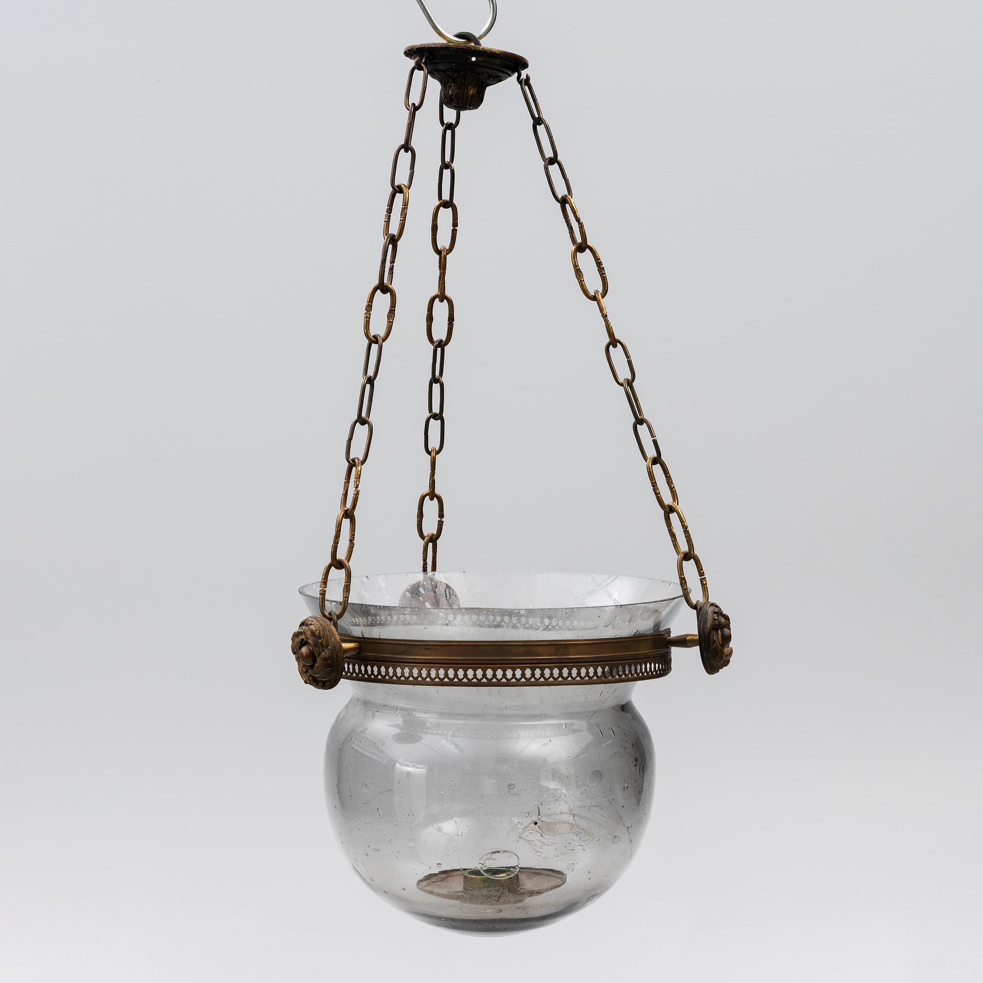 A lantern, aorund 1900.