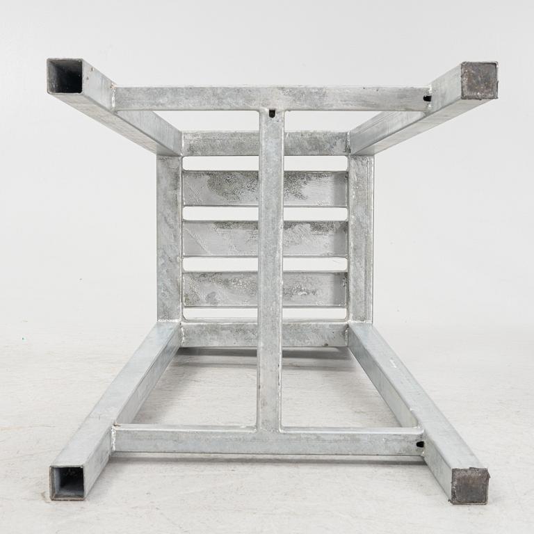 6 galvanized barstools by A2 living.