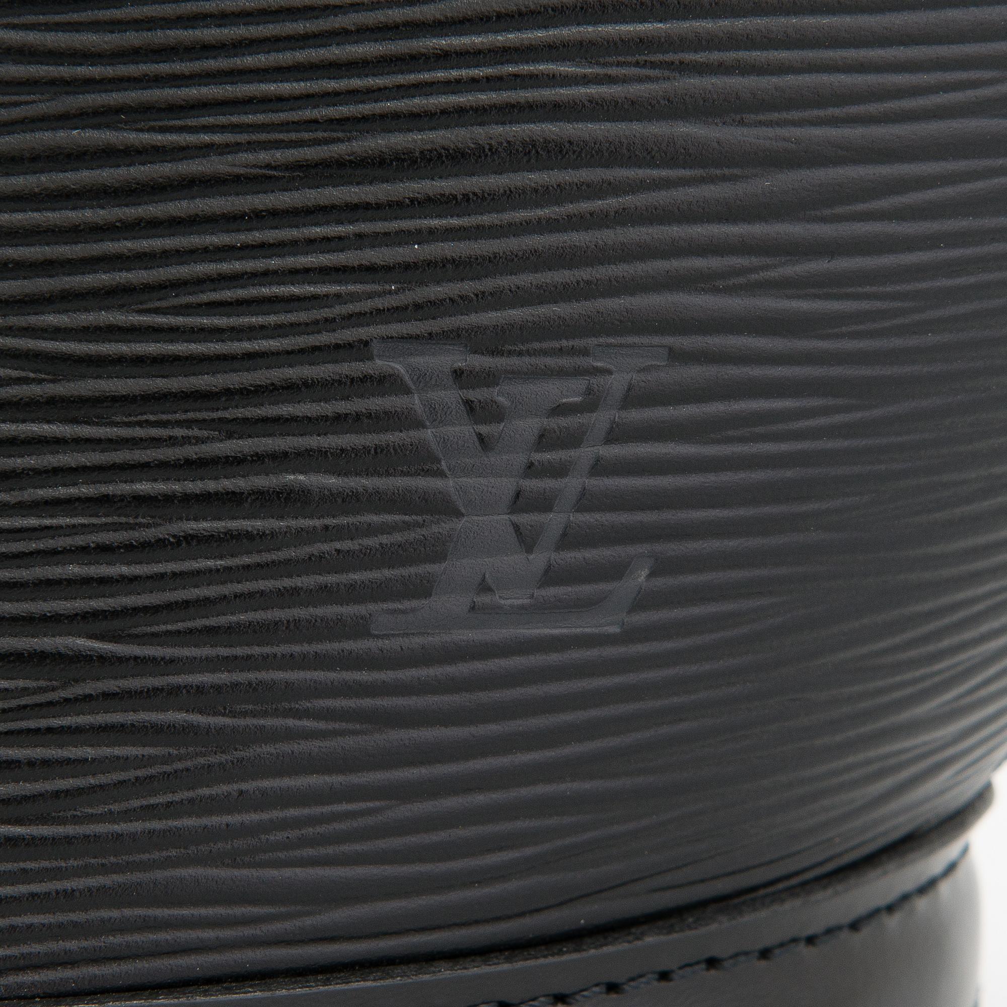 Louis Vuitton, A Black Epi Leather Saint Jacques PM Bag.