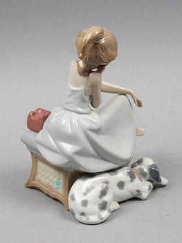 FIGURIN, porslin. Lladro, tillverkningsår 1988-.
