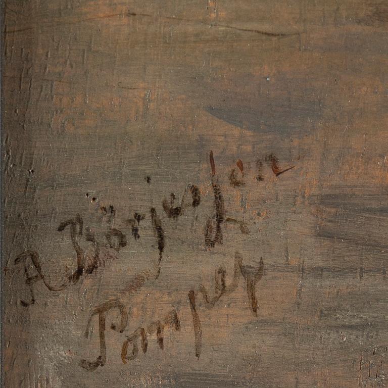 AGNES BÖRJESSON, oil on panel, signed.