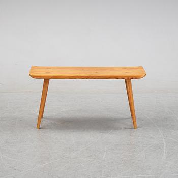 Carl Malmsten, a pine 'Visingsö stool, mid 20th Century.