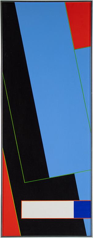 Peter Freudenthal, acrylic on canvas, signed and dated 1973 on verso.