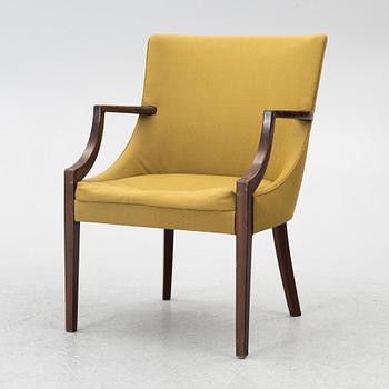 Armchair, C.B. Hansen, Denmark, mid-20th century.